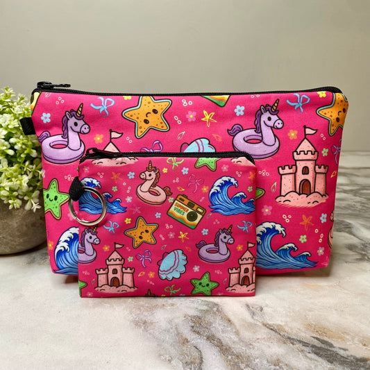 Pouch & Mini Pouch Bundled Set - Summer Vibes