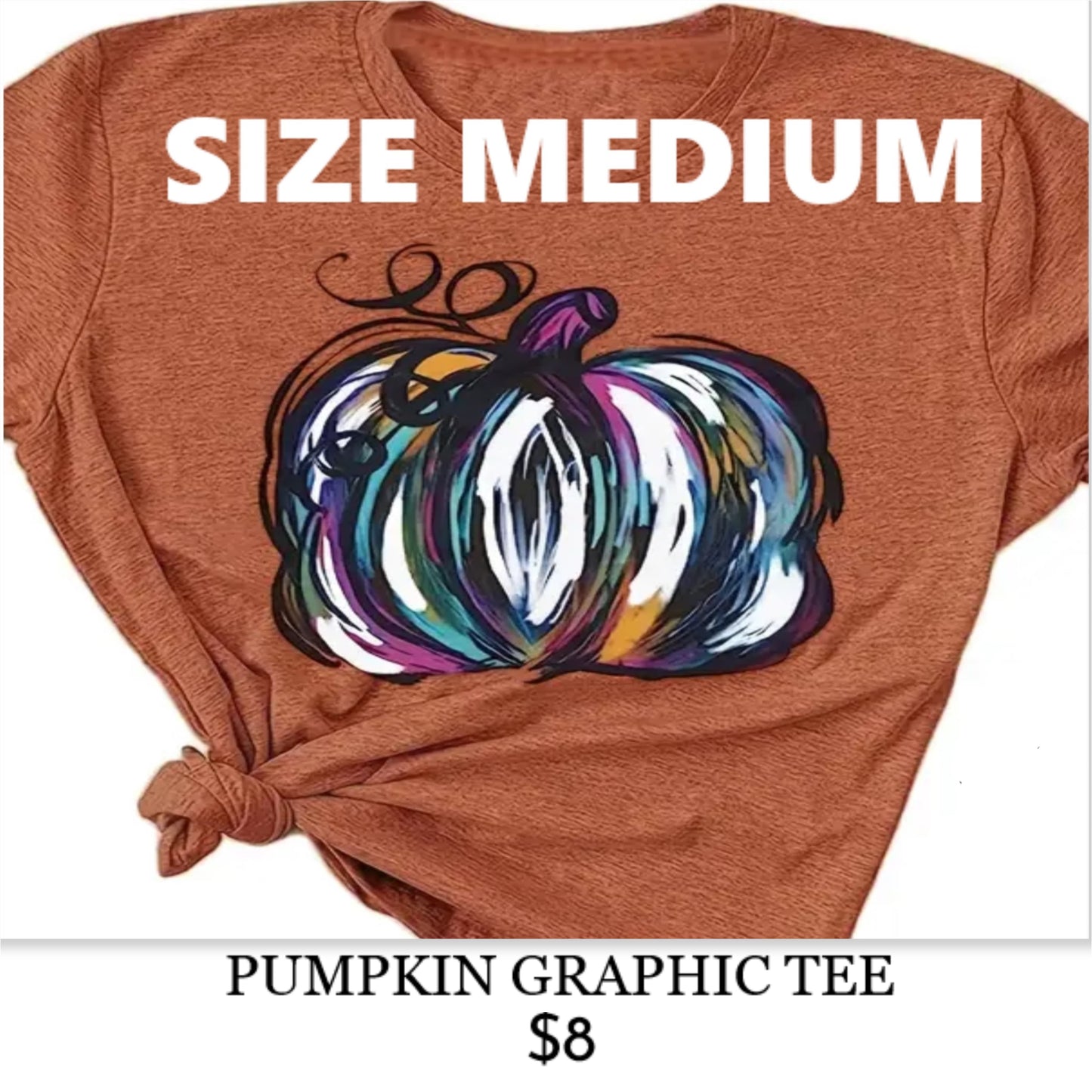 MEDIUM PUMPKIN GRAPHIC TEE