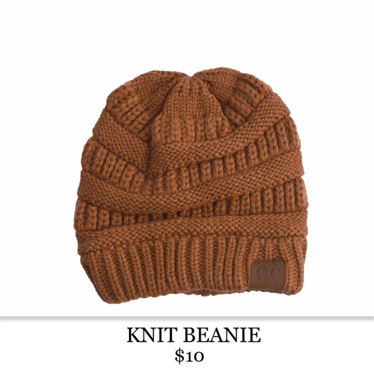 KNIT BEANIE