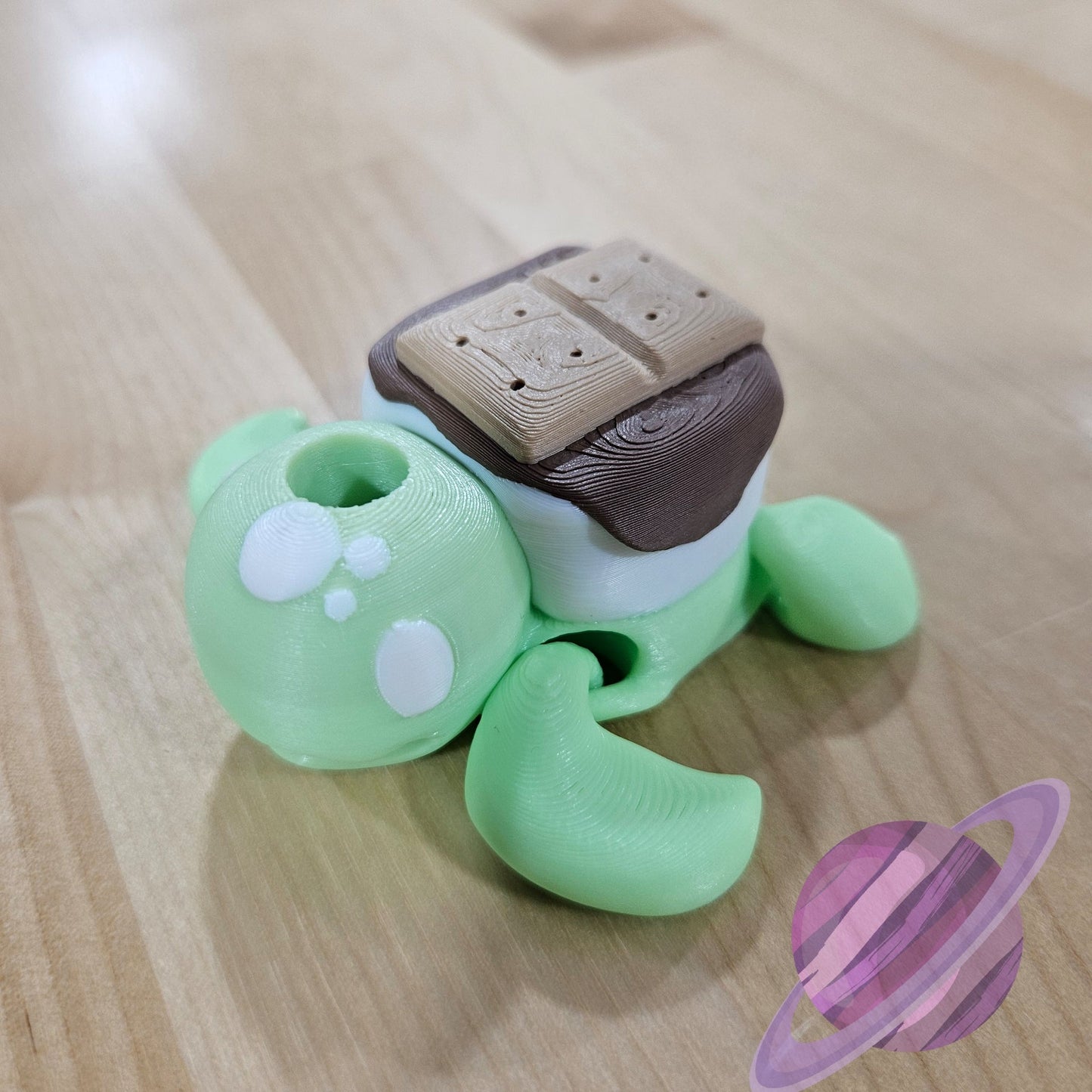 SMORE TURTLE-3D PRINTED STRAW BUDDY