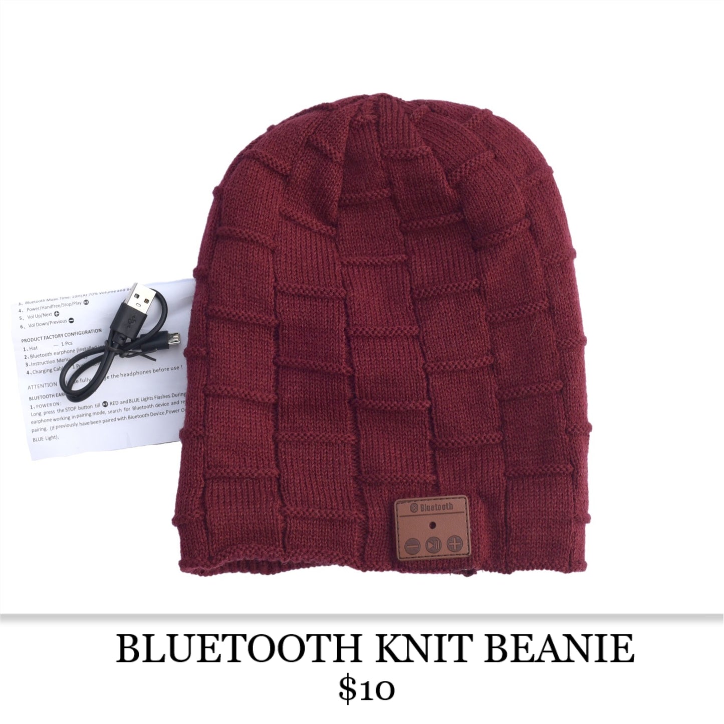 BLUETOOTH KNIT BEANIE