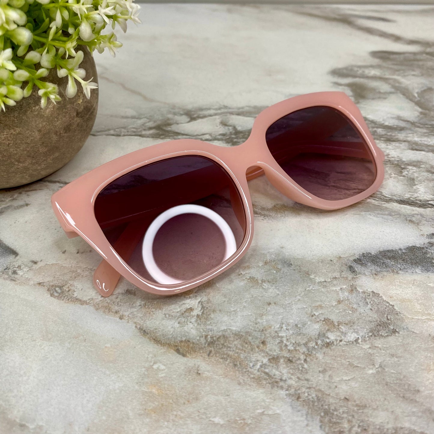 Sunglasses - Style E - Pink Pink