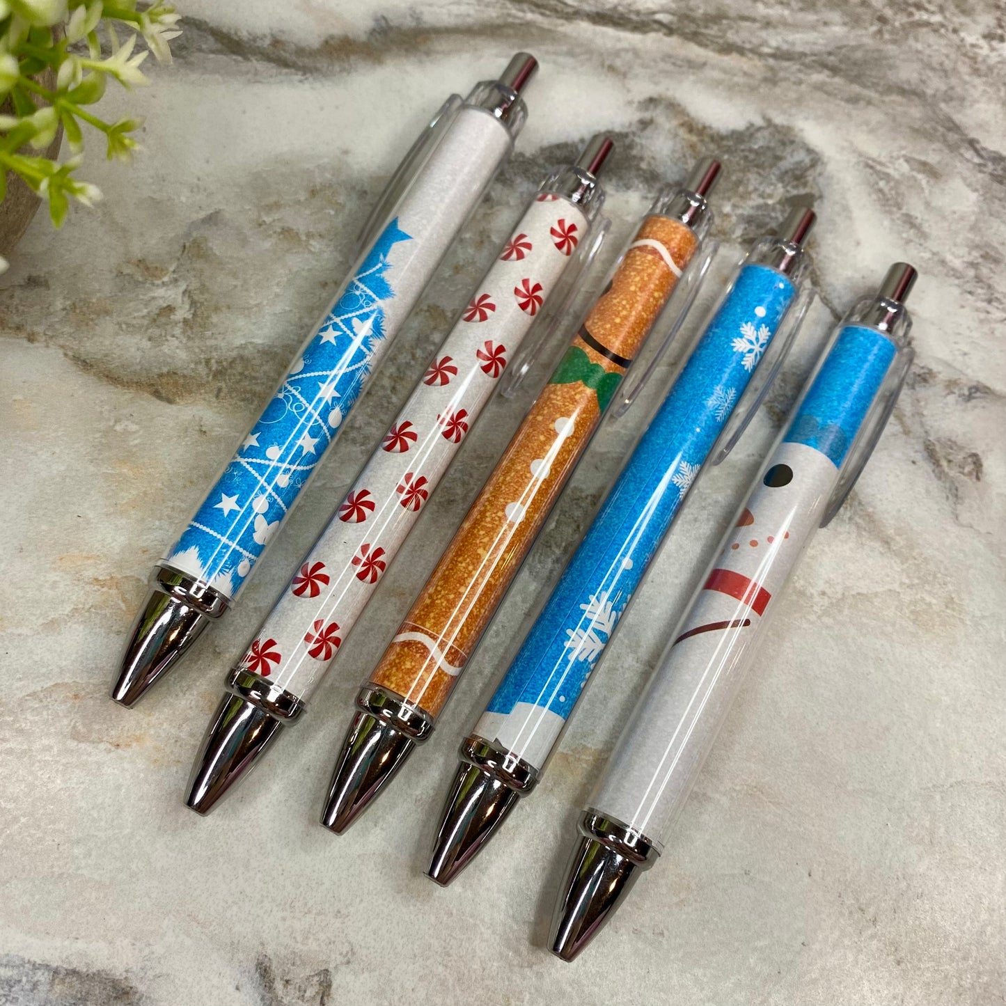 Pen - Clear Christmas Design Full Set #2