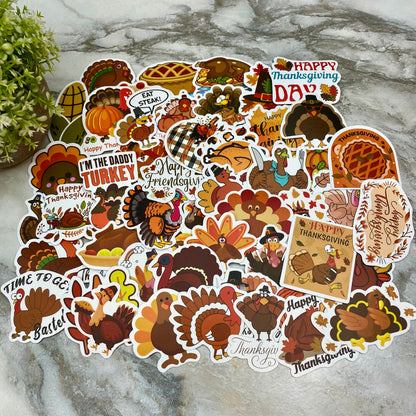 Stickers - Thanksgiving Turkey