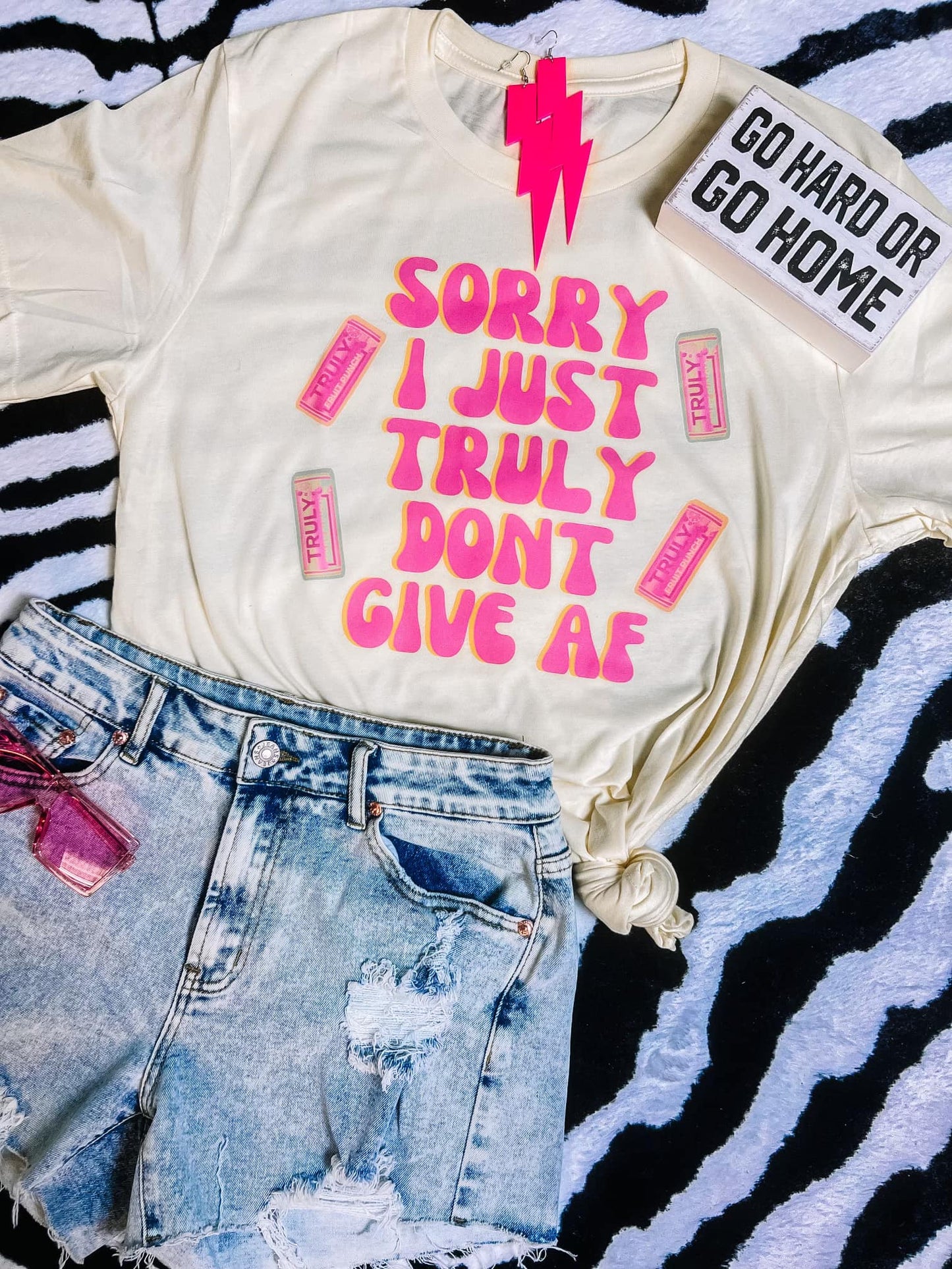 Sorry, I Truly Don't Give AF Western Graphic Tee