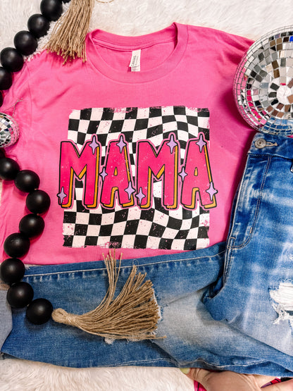 Mommy and Me Retro Sparkle Graphic Tee