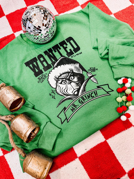 Wanted Christmas Sweatshirt