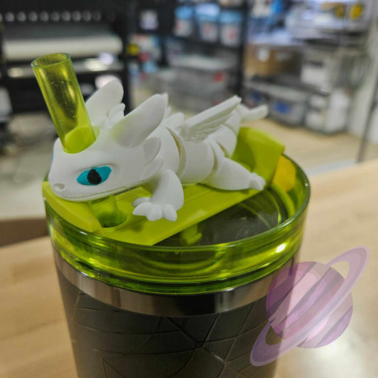 LIGHT FURY-3D PRINTED STRAW BUDDY