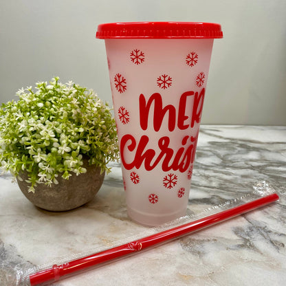 Plastic Tumbler - Christmas - Clear #5