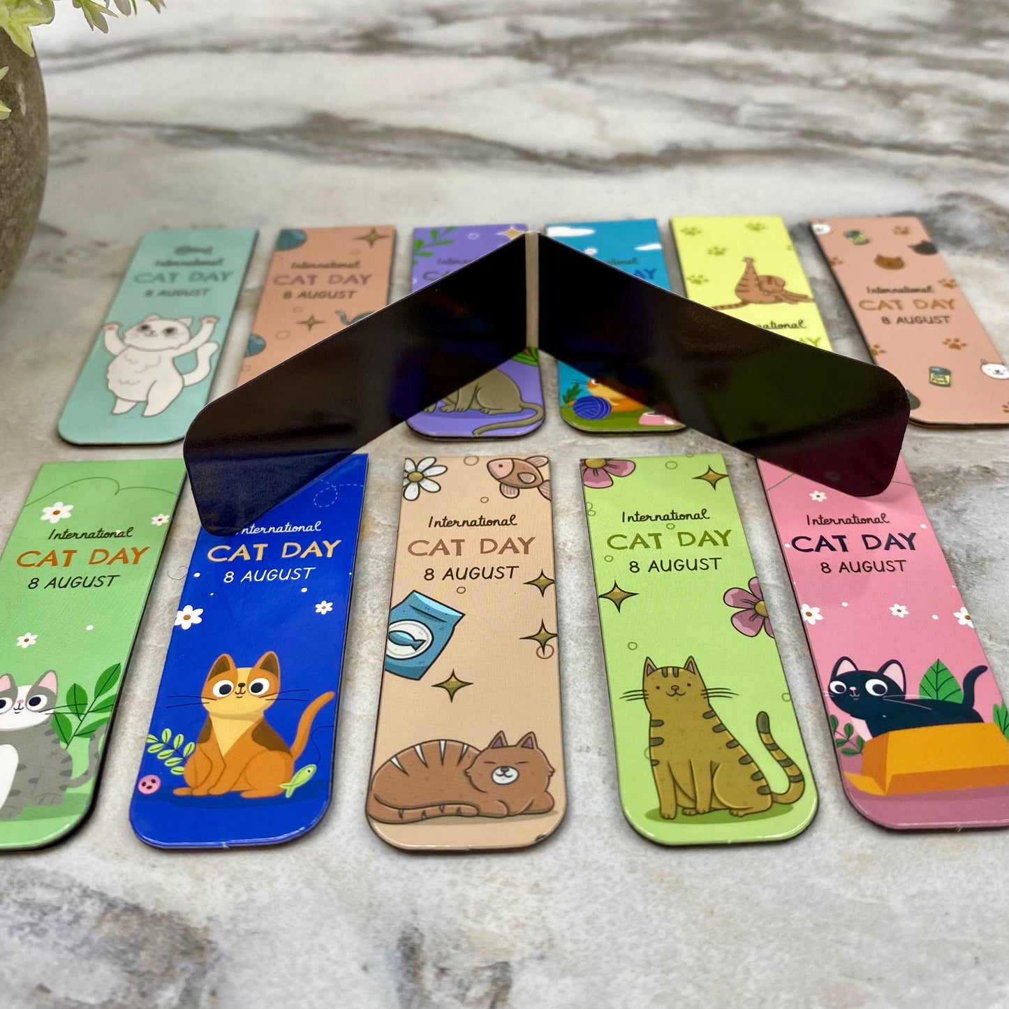 Bookmark - International Cat Day Magnetic Mix