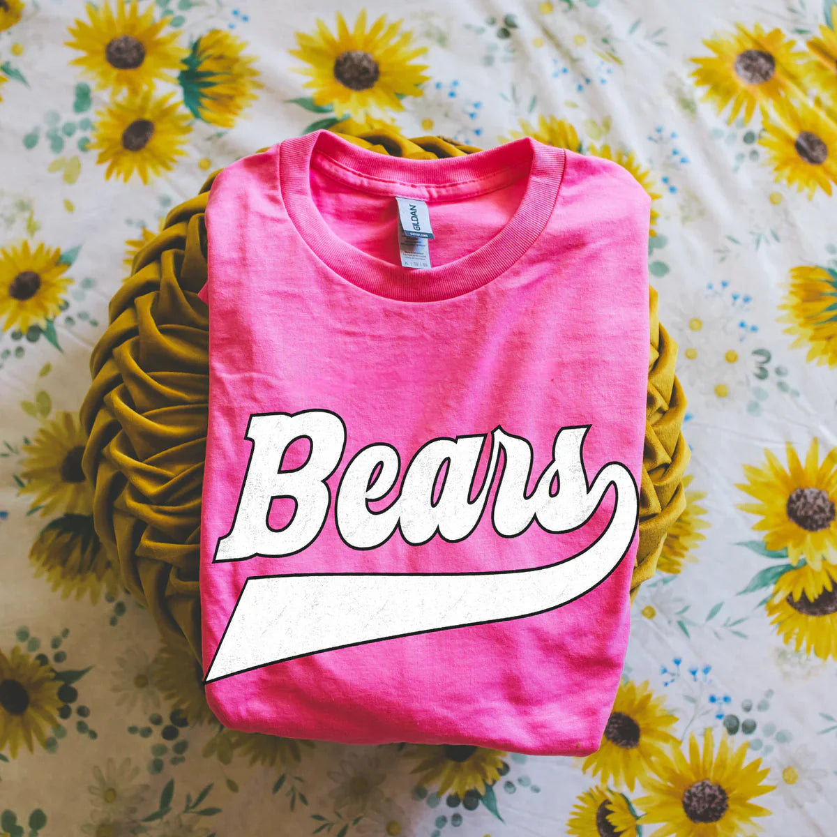 Bears School Spirit Old School Varsity Graphic Tee