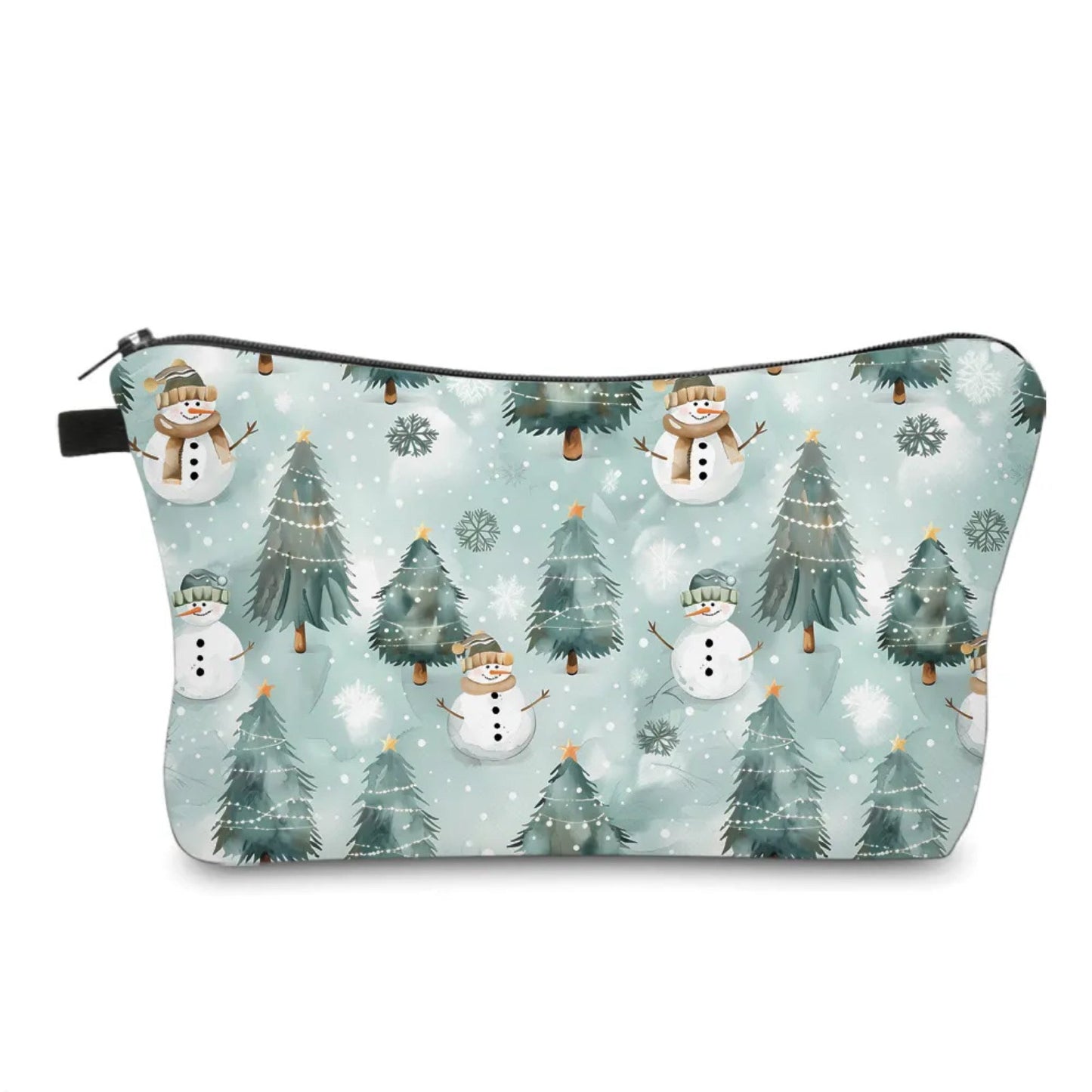 Pouch - Christmas - Snowman + Trees