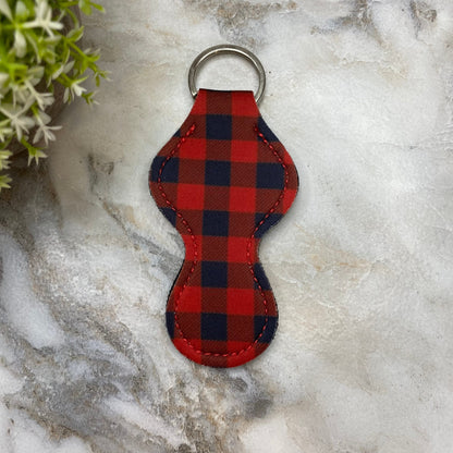 Lip Balm Chapstick Holder - #17 - Plaid