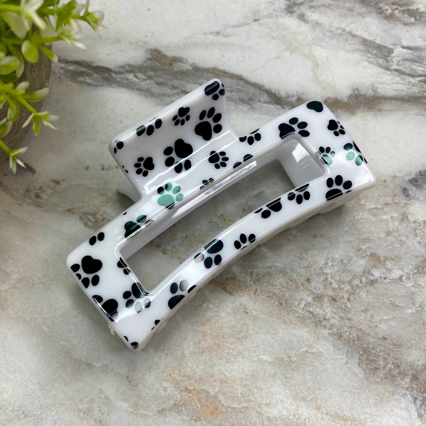 Hair Clip - Paw Prints