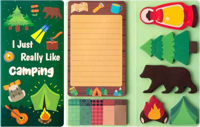 Sticky Note Booklet Set - Camping