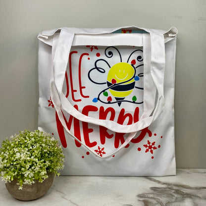 Tote Bag - Christmas - #50 - Bee Merry