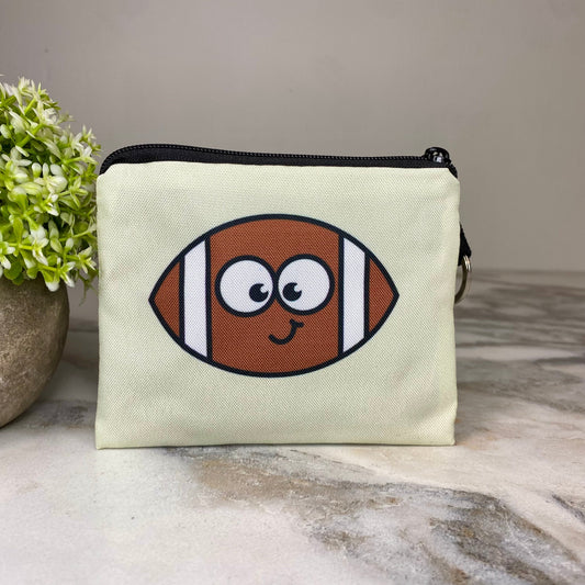 Mini Pouch - Football Face