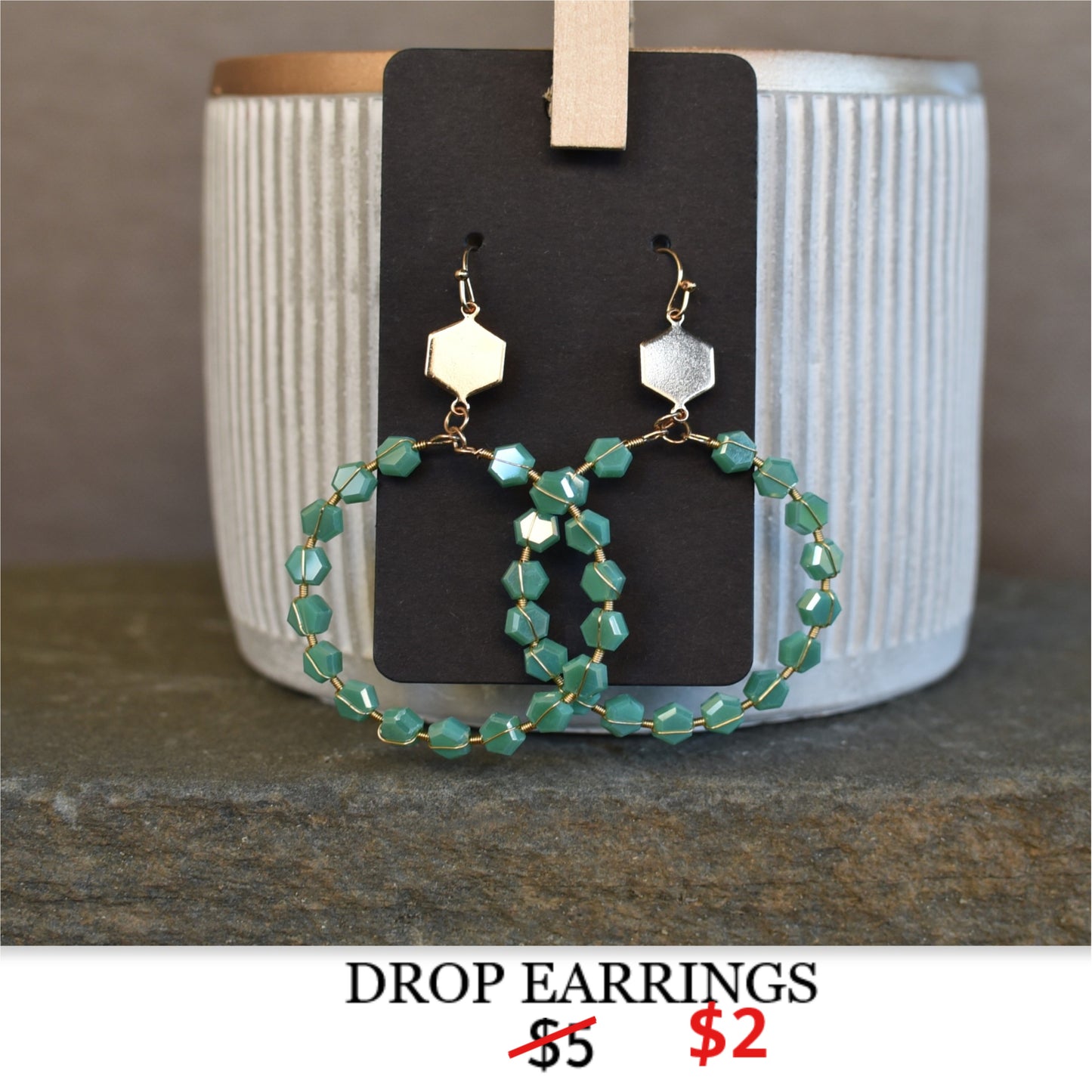 DROP EARRINGS
