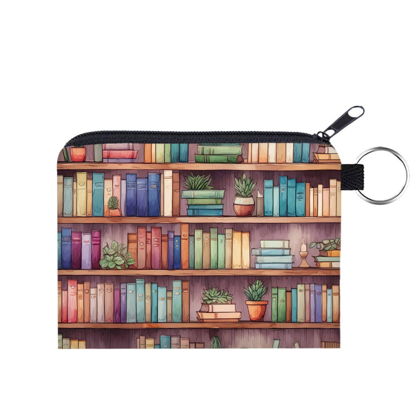 Mini Pouch - Book Shelves