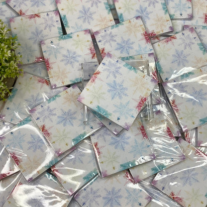 The Sticky Note Collection - Christmas Snowflake on White