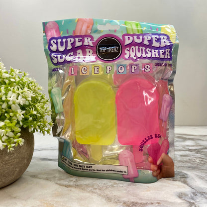 Super Duper Sugar Squisher Toy - Mini Ice Pop 2 Pack