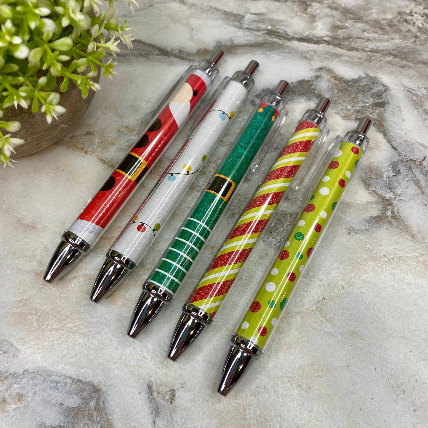 Pen - Clear Christmas Design Full Set #3