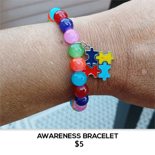 AWARENESS BRACELET - AUTISM - PUZZLE PIECE