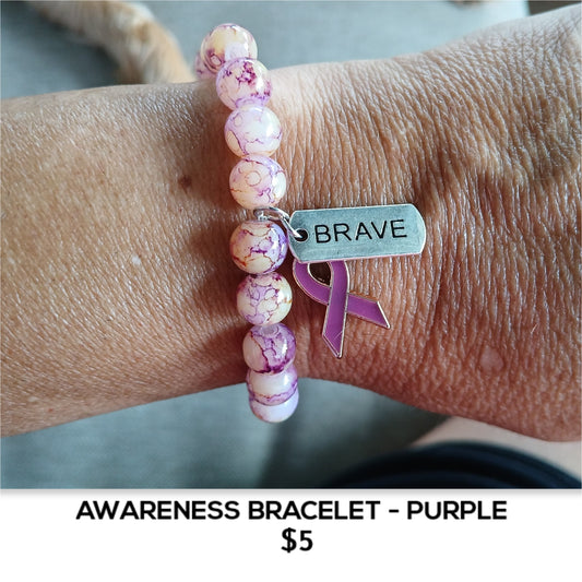 AWARENESS BRACELET - PURPLE