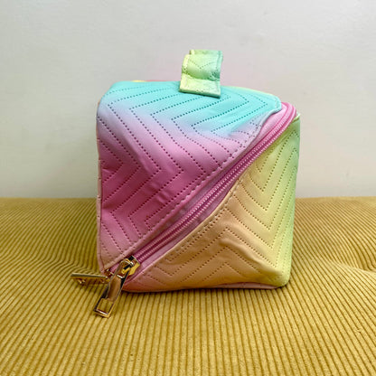 Oversized Lay Flat Cosmetic Bag - Tie Dye