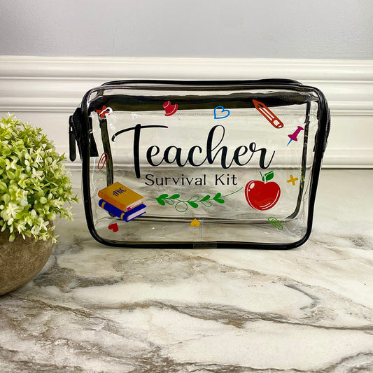 Clear Pouch - Teacher Survival