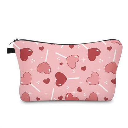 Pouch - Heart Pink Lollipop