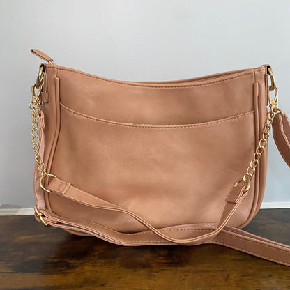 Rachael Crossbody Purse - Faux Leather Strap