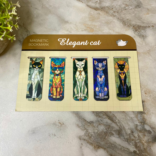 Bookmark - Magnetic, Elegant Cat