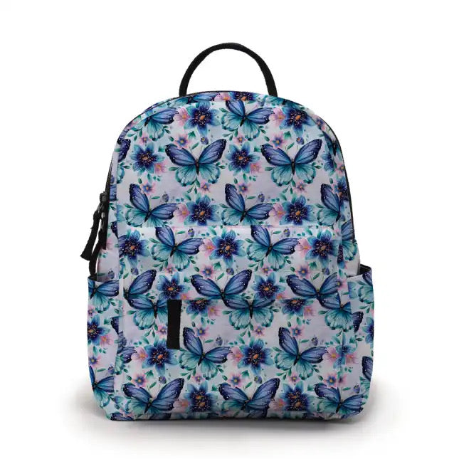 Mini Backpack - Blue Teal Butterfly