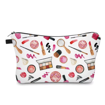Pouch - Makeup Lipstick Eye Shadow on White