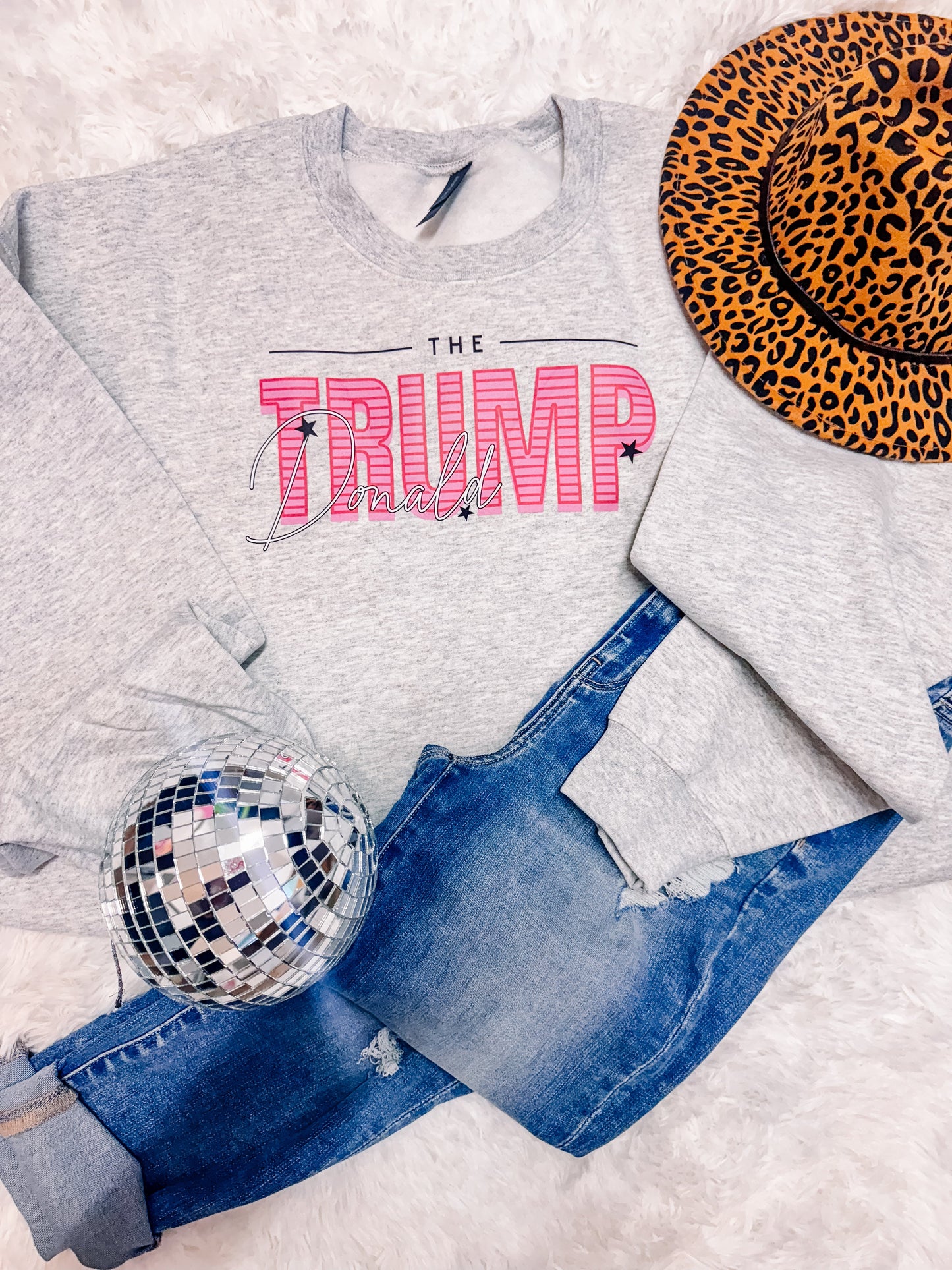 The Donald Trump  Pink Political Sweatshirt