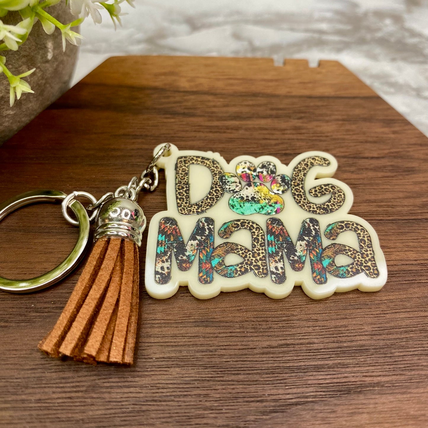 Keychain - Acrylic - Dog Mama