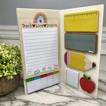 Sticky Note Booklet Set - Teaching Heart (White Background)