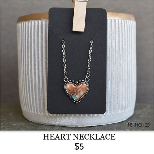 VINTAGE HEART NECKLACE