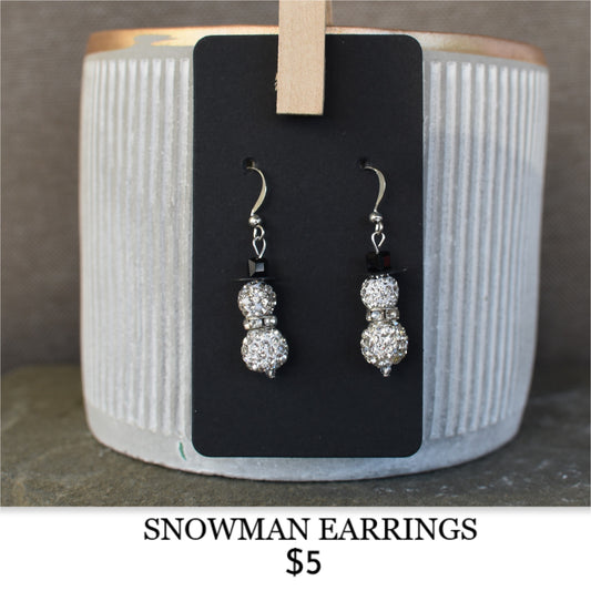 SNOWMAN EARRINGS