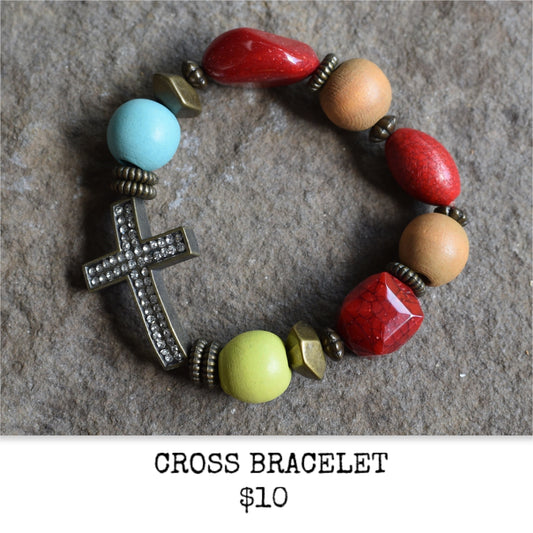 CROSS BRACELET - HANDCRAFTED