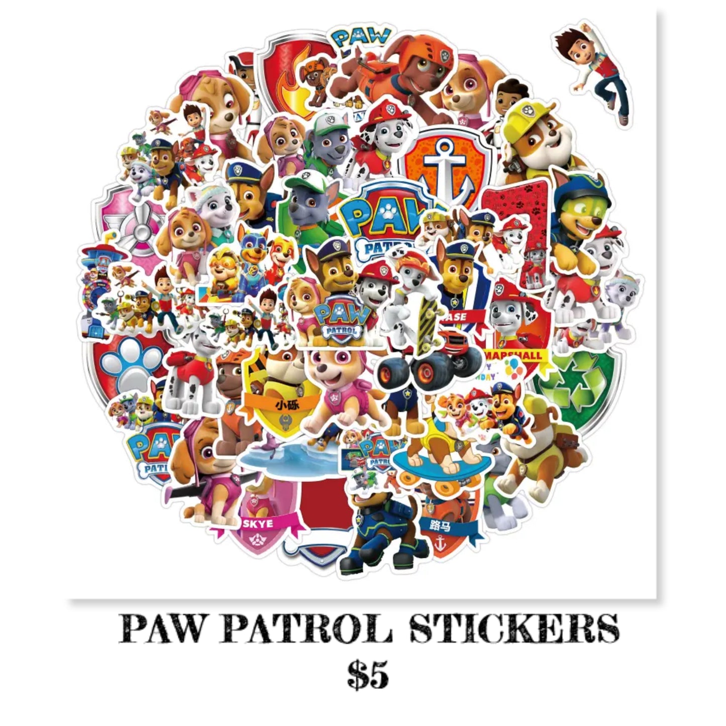 PAW PATROL STICKERS