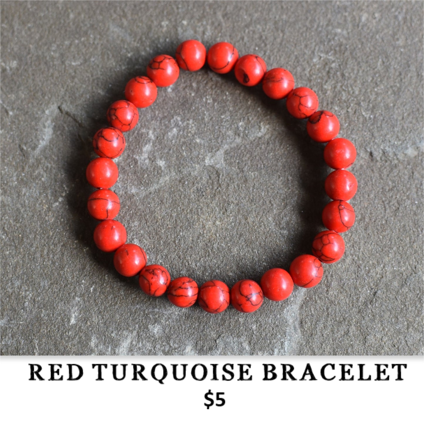 RED TURQUOISE BRACELET