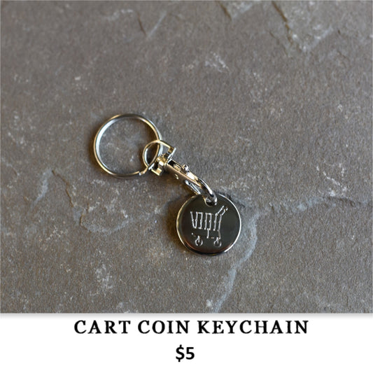 CART COIN KEYCHAIN