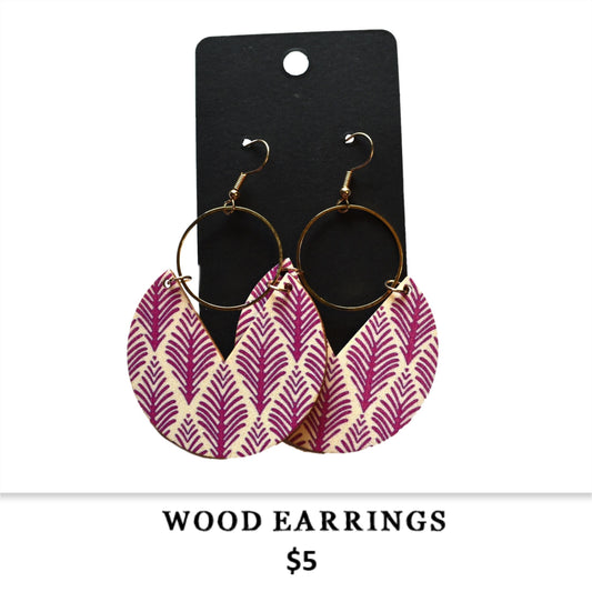 WOOD EARRINGS