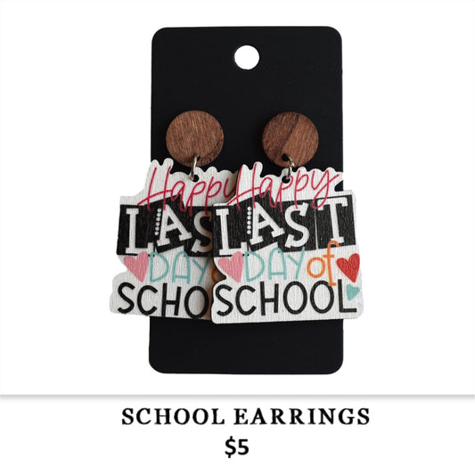 SCHOOL EARRINGS