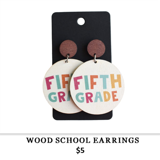 SCHOOL EARRINGS