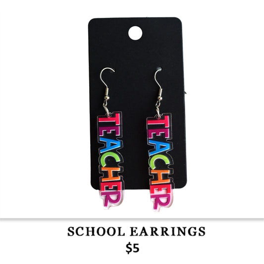 SCHOOL EARRINGS