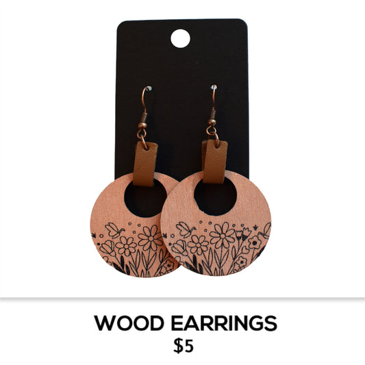 WOOD EARRINGS