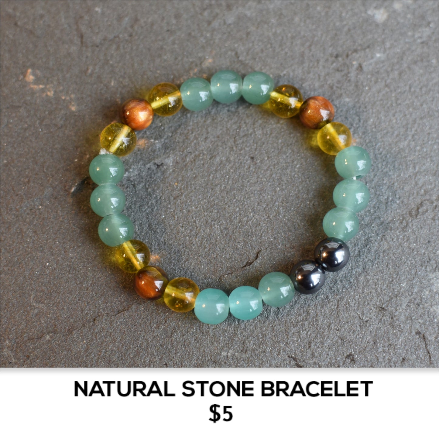 NATURAL STONE BRACELET